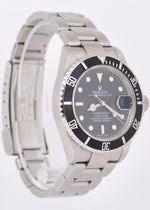 UNPOLISHED PAPERS Rolex Submariner Date REHAUT Black RANDOM SERIAL 16610 B+P
