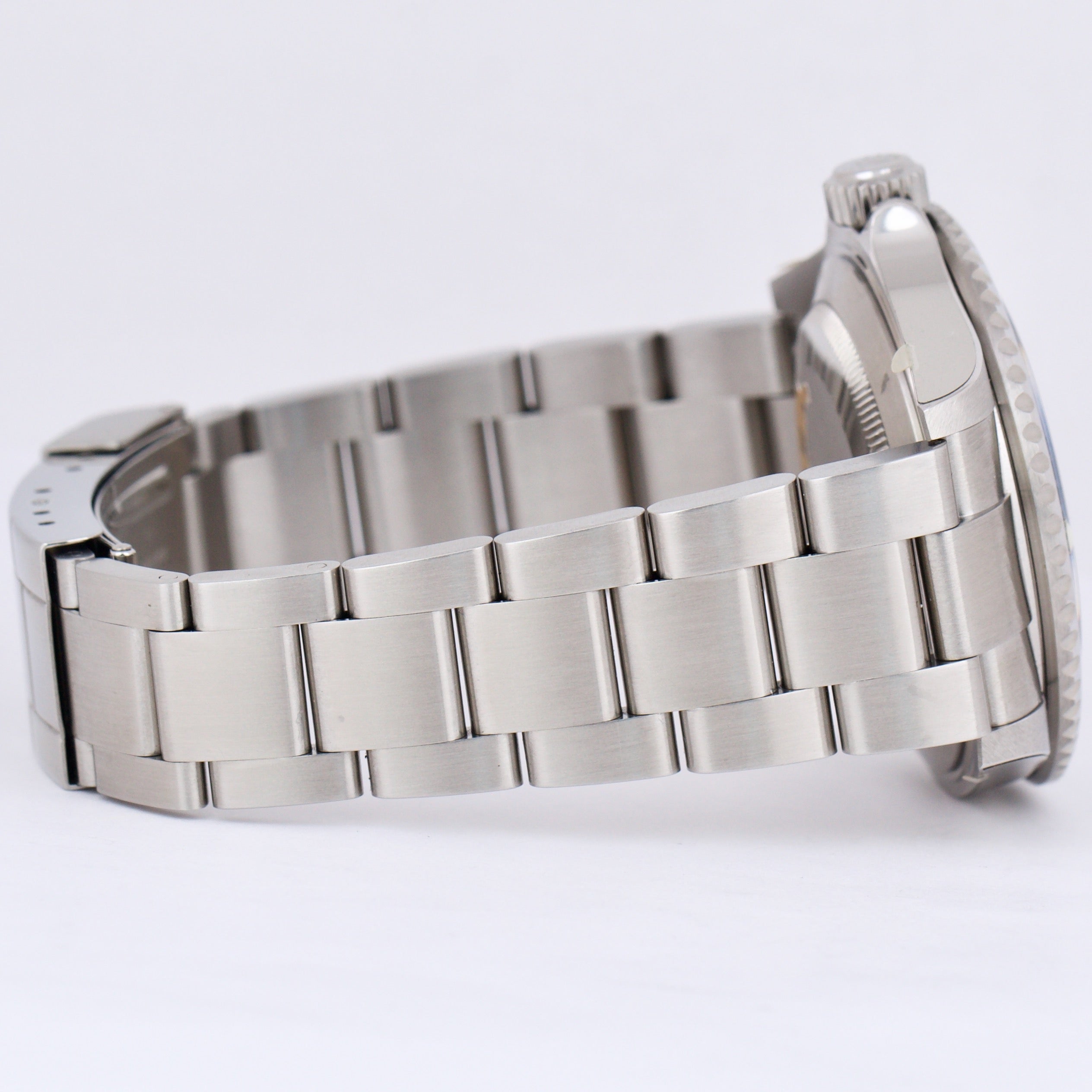 A 20MM FLIP-LOCK STEEL OYSTER BAND BRACELET FIT 40MM 14060 16610 SUB WATCH  CASE | eBay