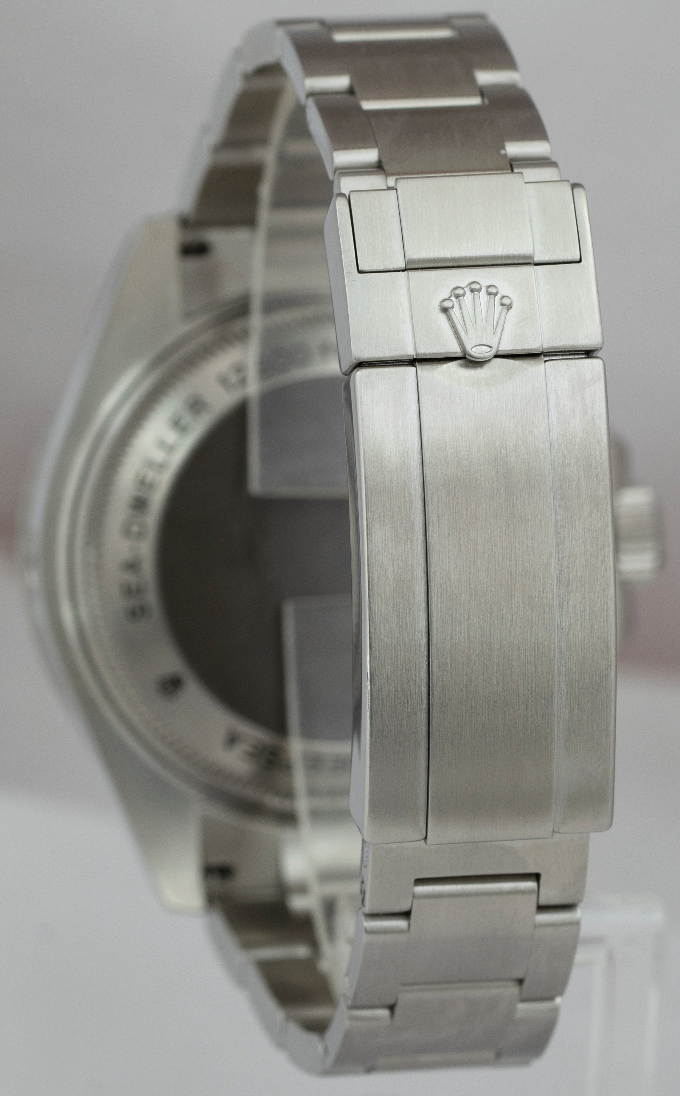 MINT Rolex Sea-Dweller Deepsea Stainless Steel 44mm Black Date Dive Watch 116660