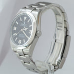 Rolex Explorer I Black 39mm Stainless Steel 3-6-9 Swiss Oyster Watch 214270
