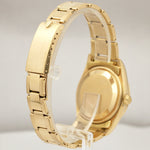 Rolex Oyster Perpetual Date 34mm Champagne Yellow Gold Oyster Watch 15238 BOX