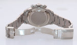 Rolex Daytona Black Racing Dial 116509 18k White Gold 40mm Watch Box