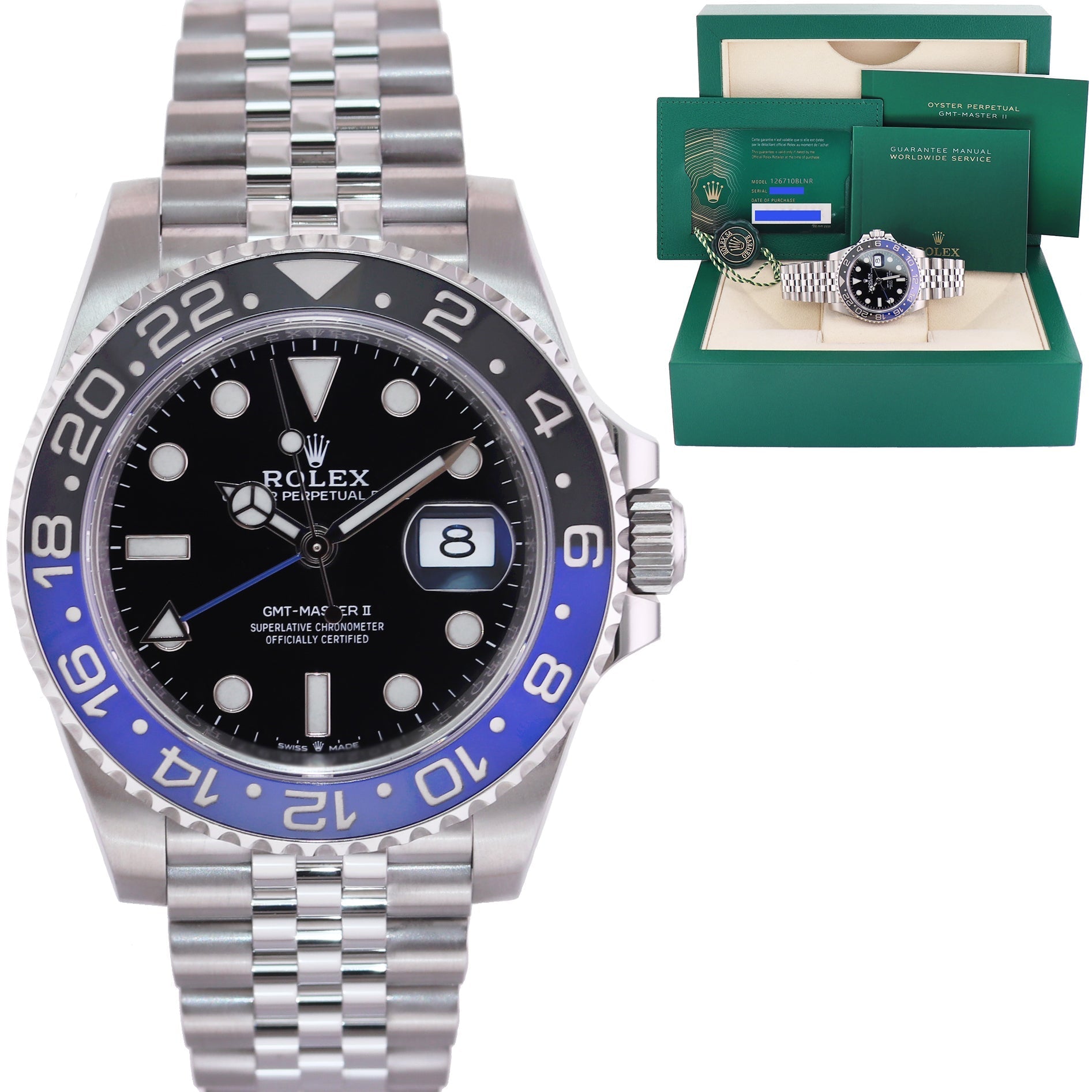 Rolex gmt master batman on sale jubilee