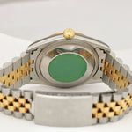 TOP CONDITION Rolex DateJust FACTORY Blue Diamond Vignette 36mm NO HOLES 16233