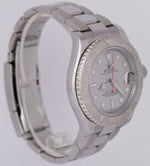 MINT Rolex Yacht-Master PAPERS Steel Platinum Stainless Steel 40mm 116622 B+P