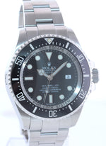 MINT Rolex Sea-Dweller Deepsea Black 116660 44mm Stainless Steel Watch Box