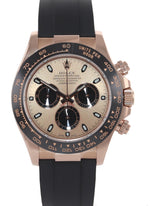 2021 Rolex Daytona Ceramic 116515LN 18K Rose Gold Oysterflex Watch Box