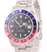 BLRO BOX & PAPERS Rolex GMT-Master 2 Pepsi Red Blue Steel 16710 40mm Watch Box