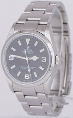 Rolex Explorer I Black 36mm 3-6-9 Stainless Steel Oyster Automatic Watch 114270