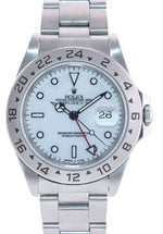 Rolex Explorer 2 16570 Steel White Dial Polar GMT 40mm Oyster Watch Box