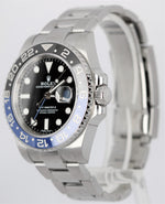 Rolex GMT-Master II Batman Blue Black Ceramic Stainless 40mm 116710BLNR Watch