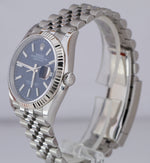 NEW 2021 Rolex DateJust 36 Blue 36mm Fluted Steel Gold Jubilee Watch 126234