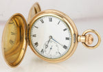 Rolex Lever 50mm Gold-Filled Antique Hunter Case White Mechanical Pocket Watch