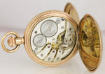 Rolex Lever 50mm Gold-Filled Antique Hunter Case White Mechanical Pocket Watch