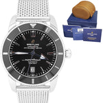 Breitling Superocean Heritage II 46mm Black Stainless Mesh AB2020 46mm Watch