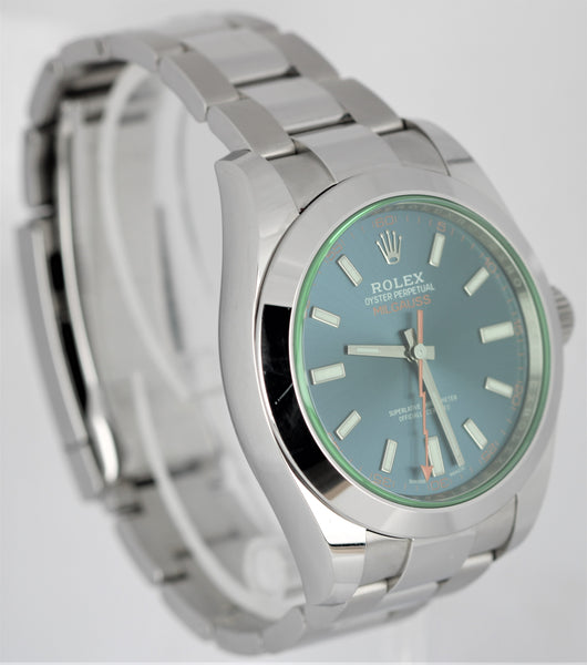 Milgauss on sale green sapphire