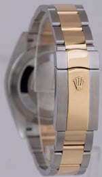 PAPERS Rolex DateJust 41 SILVER 18K Gold Steel 41mm OYSTER Watch 126333 B+P