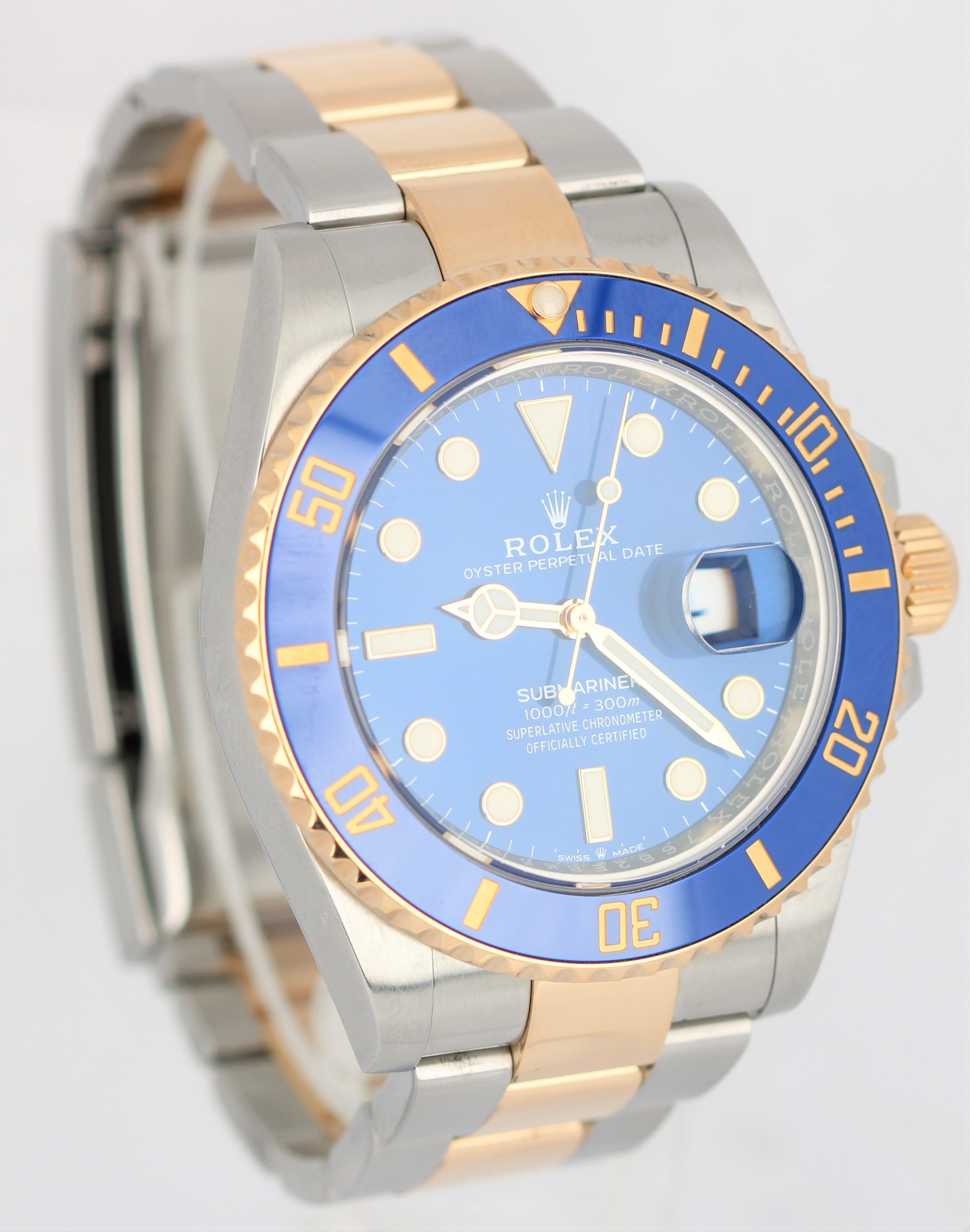 New Rolex Submariner blue dial two tone (bluesy) Ref. 126613LB unboxing and  review 
