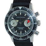 VTG Nivada Grenchen Chronomaster Aviator Sea Diver 85004 38mm Steel Watch