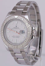 PAPERS Rolex Yacht-Master Steel PLATINUM Stainless Steel 40mm Watch 116622 B+P