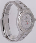 PAPERS Rolex Yacht-Master Steel PLATINUM Stainless Steel 40mm Watch 116622 B+P