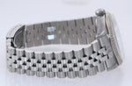 PAPERS Rolex DateJust 36mm 16234 Steel Silver Stick Jubilee 18k Fluted Watch
