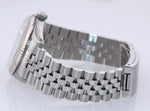 PAPERS Rolex DateJust 36mm 16234 Steel Silver Stick Jubilee 18k Fluted Watch