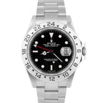 Rolex Explorer II Black Stainless Steel 40mm Oyster GMT Automatic Watch 16570