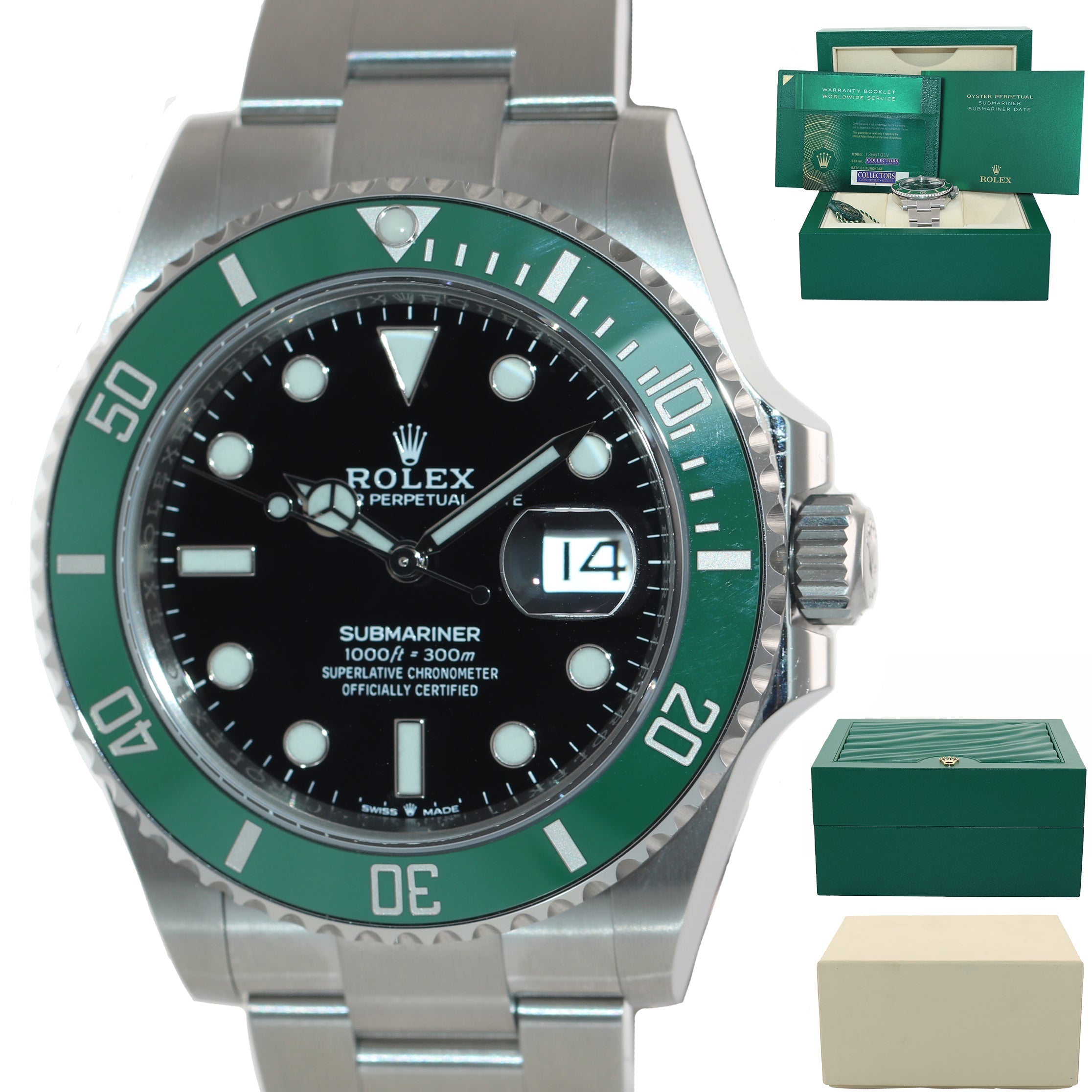 New Rolex Submariner Kermit 126610LV on the wrist 