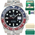 2019 PAPERS Rolex GMT Master PEPSI Red Blue Jubilee Ceramic 126710 Watch Box