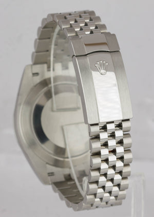 JULY 2019 Rolex DateJust 41 Wimbledon 126300 41mm Smooth Stainless Jubilee Watch