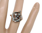 Victorian 0.75ctw Rose Cut Diamond Cocktail Ring - 14k Yellow Gold & Platinum