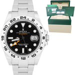 2020 RSC Rolex Explorer II Black Orange GMT Date 42mm Watch 216570 FULL SET B+P