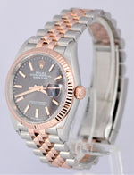 Rolex DateJust Two-Tone 18k Rose Stainless Rhodium 36mm Jubilee 126231 Watch