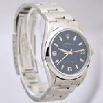 Rolex Oyster Perpetual Air-King BLUE 34mm Stainless Steel Oyster Watch 14000M