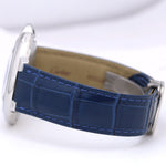 PAPERS Cartier Ballon Bleu Steel BLUE GUILLOCHE Leather 42mm 3765 WSBB0027 B+P