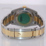 NOS Rolex DateJust 116263 Turn-O-Graph 36mm Thunderbird Champagne Watch Box