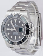 2013 Rolex Submariner Date 40mm Black Ceramic Stainless Steel 116610 LN Watch
