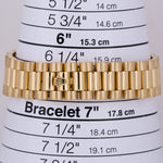 Rolex Day-Date President FAT BUCKLE Silver 18K Yellow Gold 36mm 118238 Watch