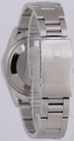 MINT Rolex Air-King Precision BLACK Stainless Steel 34mm Automatic Watch 14000