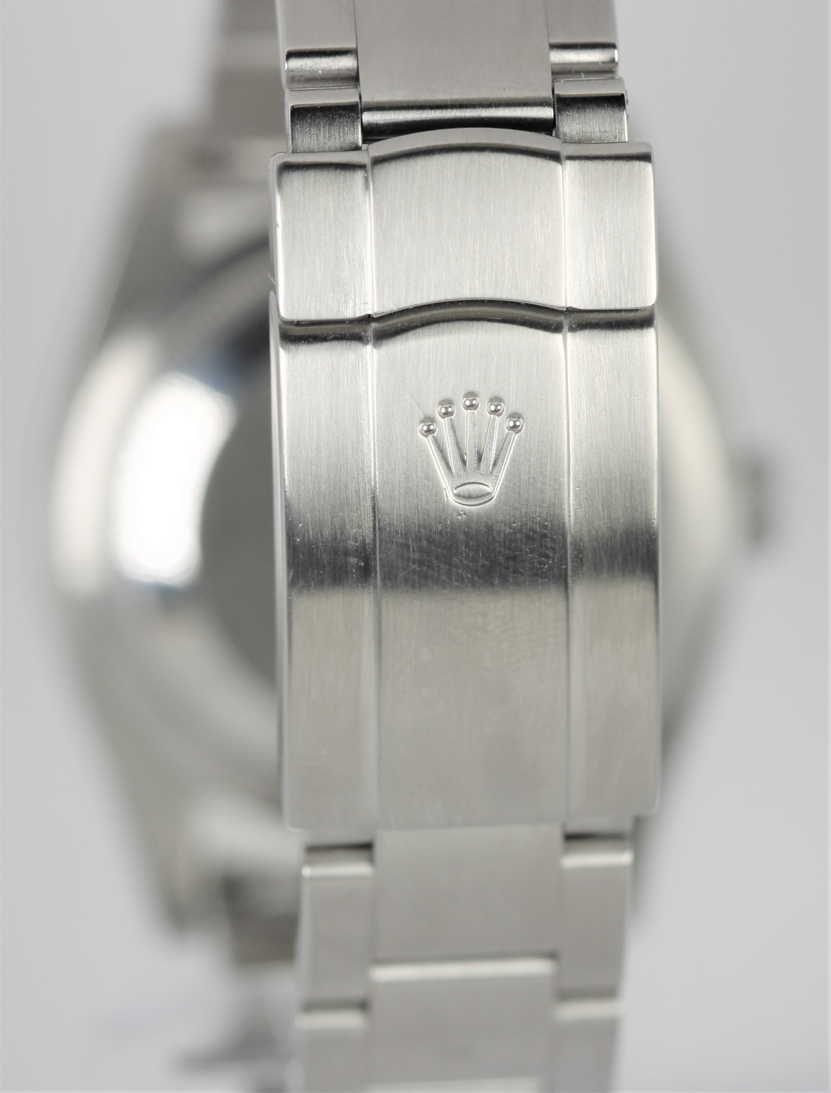 Rolex Oyster Perpetual Stainless Steel Silver '3-6-9 Stick' 36mm 116000 Watch