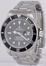 Rolex Submariner Date Black TRITINOVA Stainless Steel 40mm Oyster 16610 Watch
