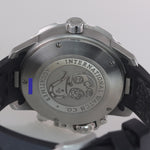 2015 PAPERS IWC Aquatimer Deep Two 3547-02 IW354702 Steel Black Blue 46mm Watch