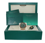 2019 Rolex GMT-Master 2 Ceramic Green Dial 116718 Yellow Gold Chromalight Watch