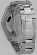 Rolex Yacht-Master PAPERS Mid-Size Platinum Steel 35mm 168622 Date Watch B+P