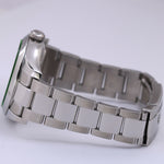 MINT Rolex Milgauss BLACK Green 40mm Stainless Steel Oyster 116400 GV Watch