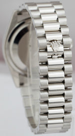 Rolex Day-Date Presidential 36mm Glacier Blue DIAMOND Platinum Watch 118206
