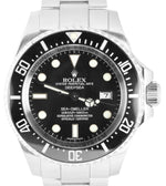 Rolex Sea-Dweller Deepsea Stainless Steel Black 44mm Ceramic Watch 116660 B+P