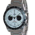 NEW 2021 Tudor Black Bay Chrono Panda Steel 41mm White Date Watch 79360 Box