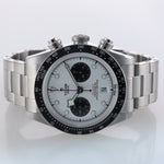 NEW 2021 Tudor Black Bay Chrono Panda Steel 41mm White Date Watch 79360 Box